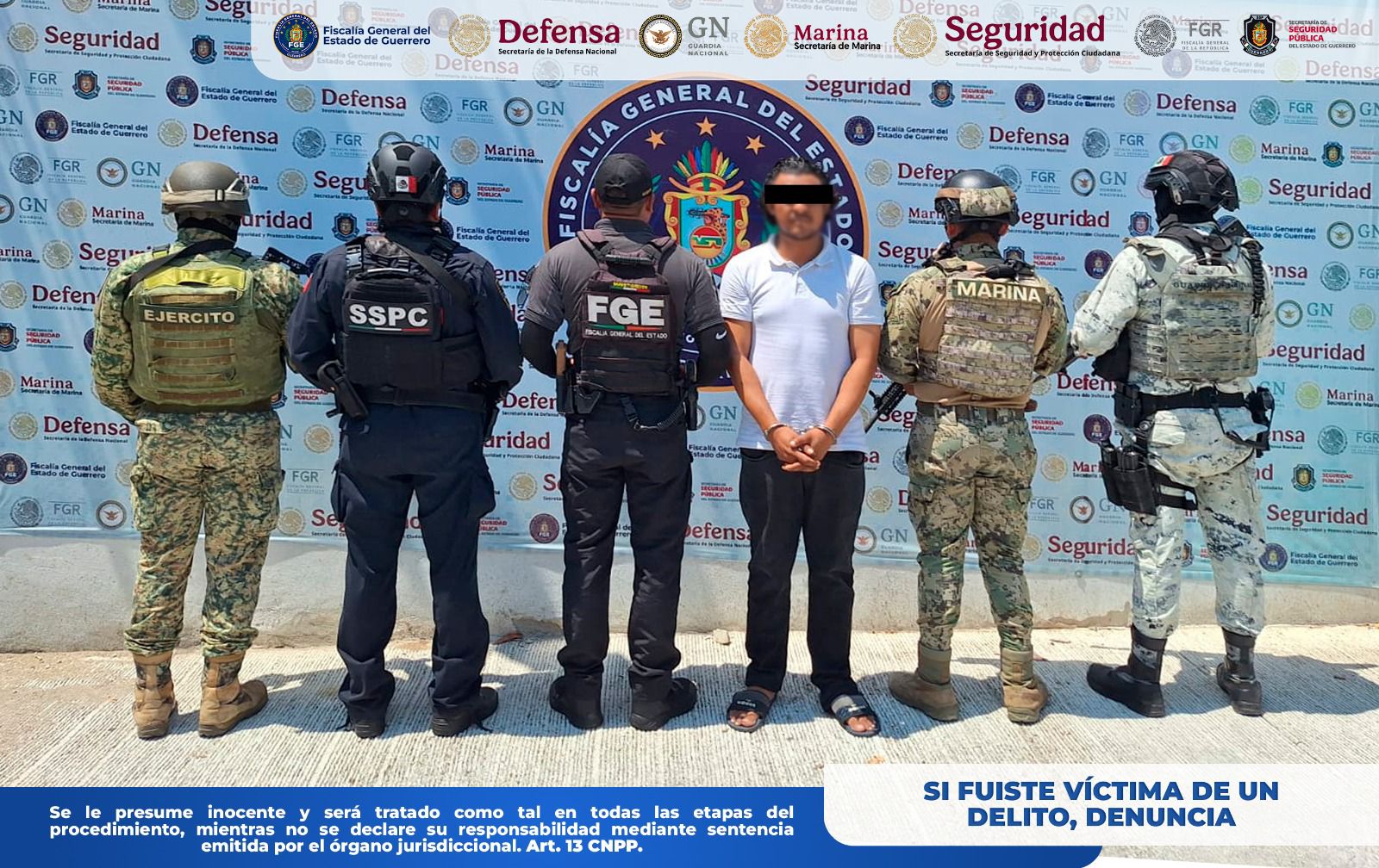 Cumplimenta FGE Guerrero orden de reaprehensión por homicidio imprudencial en Acapulco
