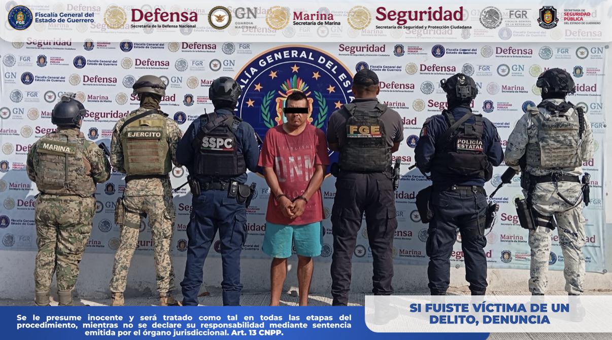 En Cuatepec cumplimenta FGE Guerrero orden de aprehensión por desaparición cometida por particulares