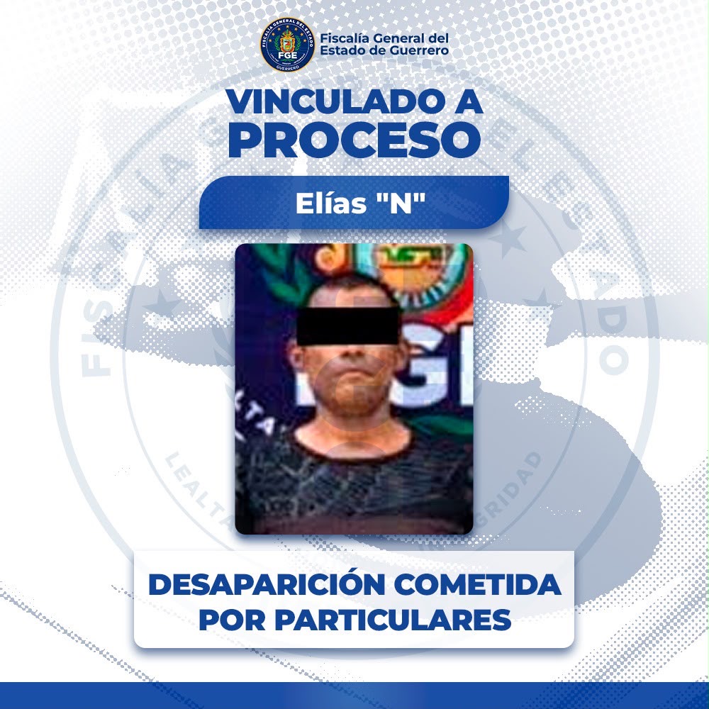 ⭕️ Obtiene #FGEGuerrero vinculación a proceso por desaparición cometida por particulares en Acapulco