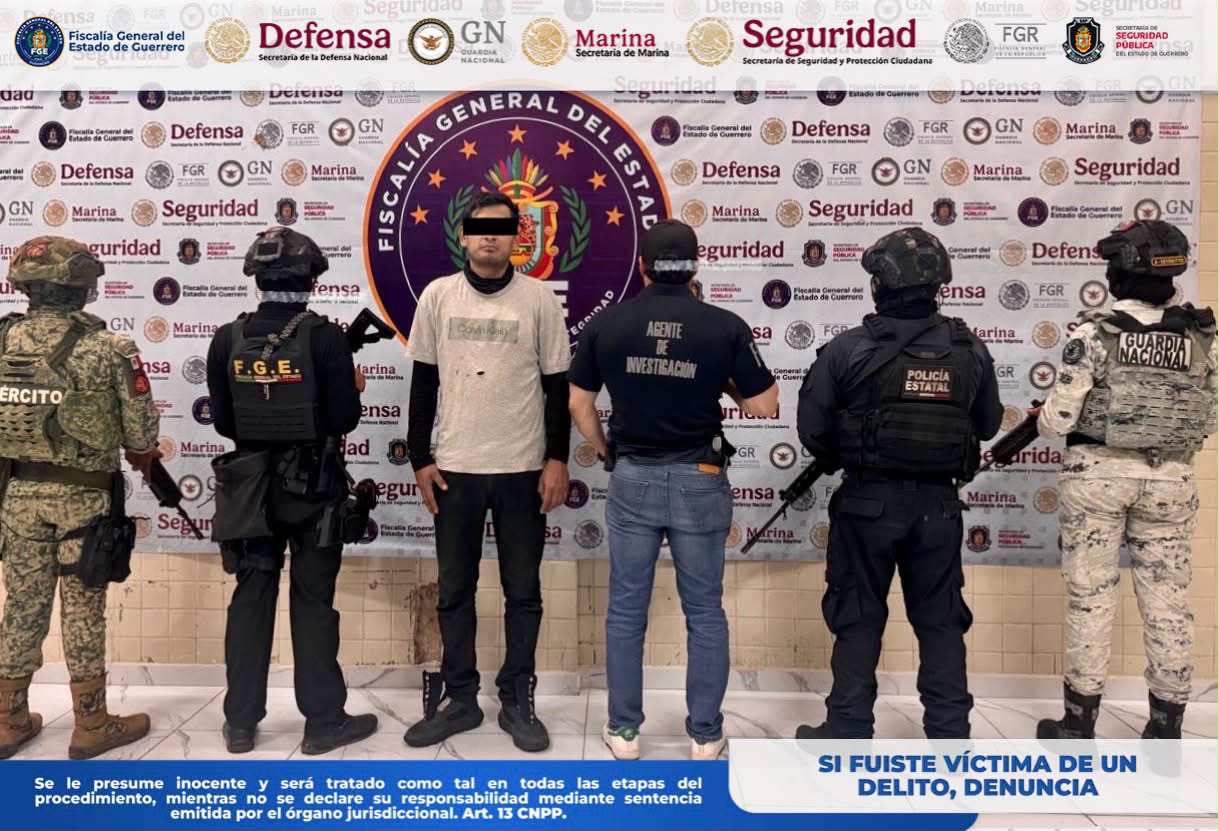 ⭕️ Detiene #FGEGuerrero a hombre buscado por homicidio calificado en Guanajuato