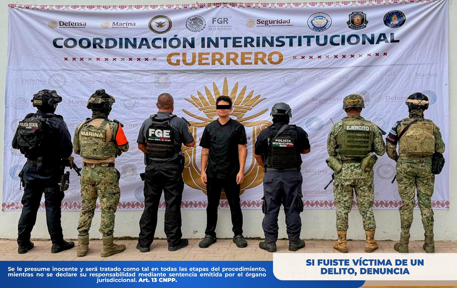 ⭕️ #FGEGuerrero detiene en Zihuatanejo a un hombre por abuso sexual agravado contra una persona menor de edad