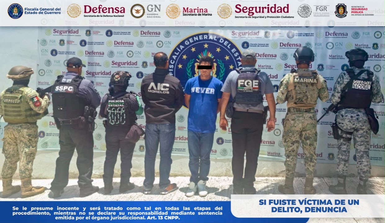 ⭕️ #FGEGuerrero detiene en Acapulco a persona requerida en Morelos por homicidio calificado