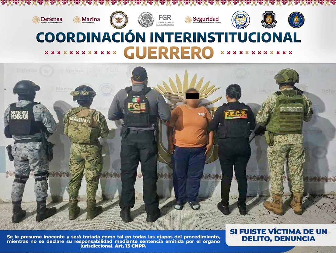 ⭕️ FGE Guerrero detiene en Acapulco a Yareli Nathaly “N”, por extorsión agravada